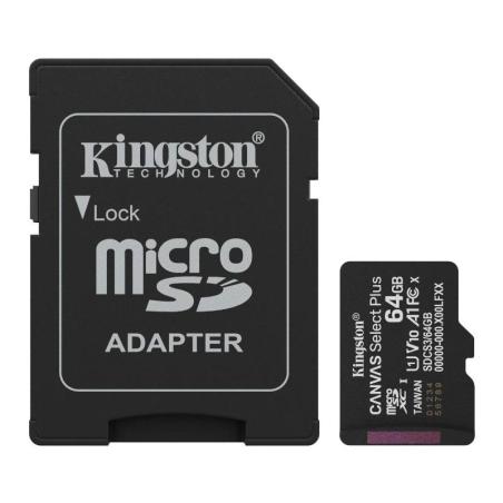 Kingston SDCS3/64GB microSDXC Gen3 150MB/s A1