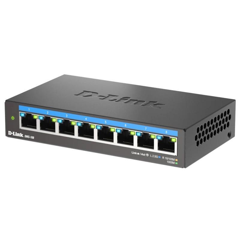 D-Link DMS-108 8x2.5MGb Unmanaged Switch