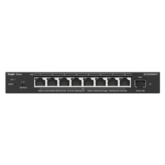 Reyee ES209MG-P Switch 5xmGB PoE 1xSFP+ 130W