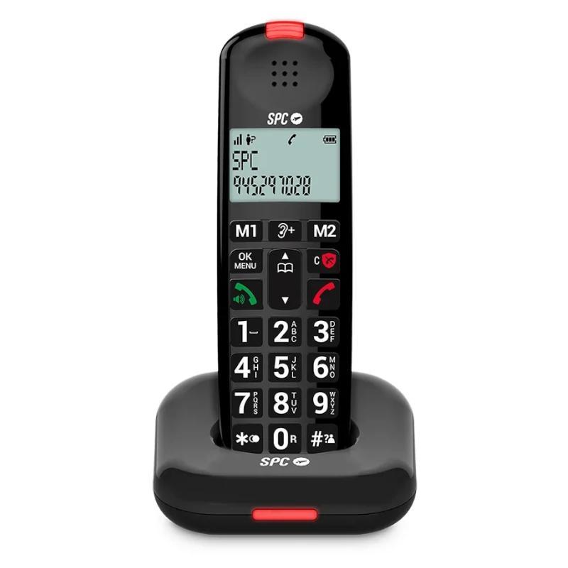 SPC 7612N Telefono Inalámbrico COMFORT KAIRO Negro