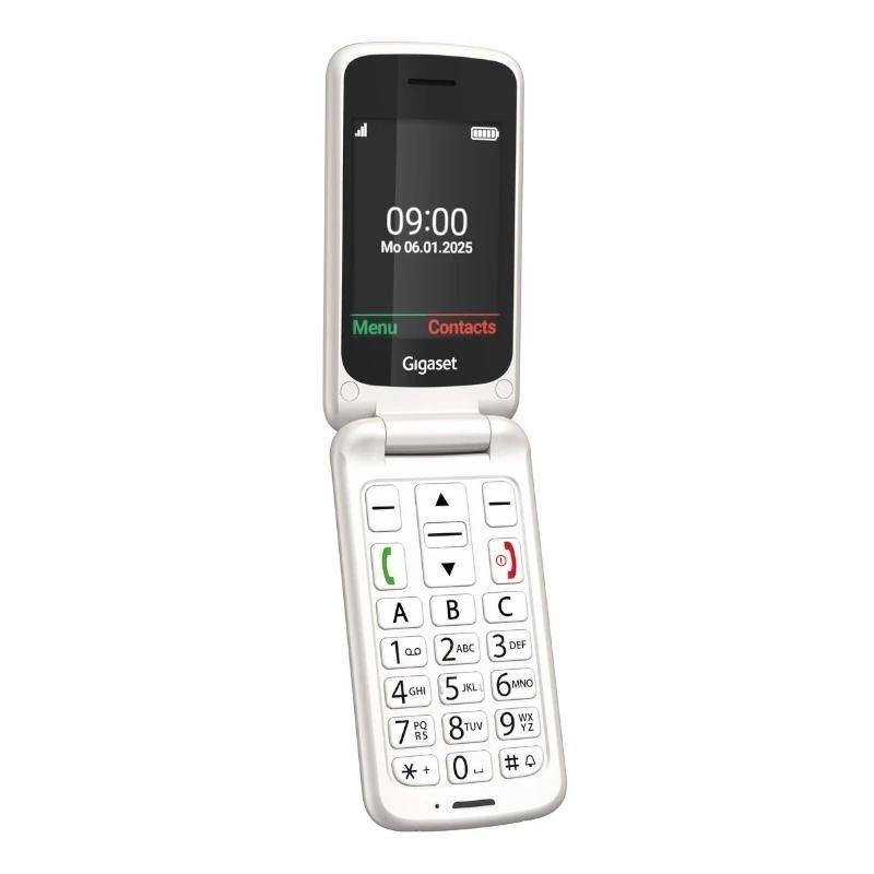Gigaset Móvil Senior GL595 2.8" SIM Blanco Perla