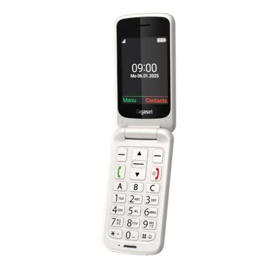Gigaset Móvil Senior GL595 2.8" SIM Blanco Perla