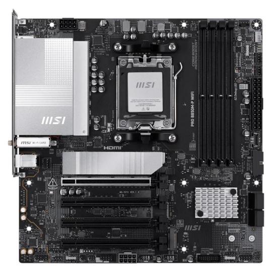 MSI Placa Base PRO B850M-P DDR5 WIFI AM5
