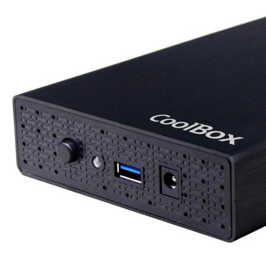 Coolbox Caja HDD 3.5" SCA-3533 USB3.0 Negra Alum