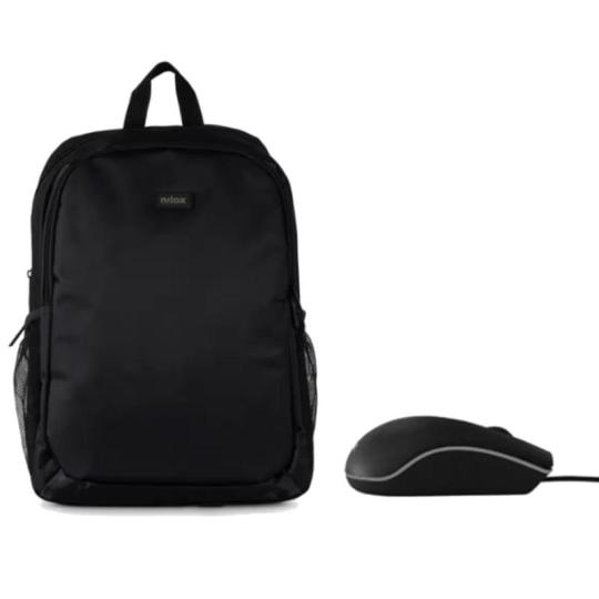NILOX Mochila 15.6 Basic + ratón usb 1000dpi