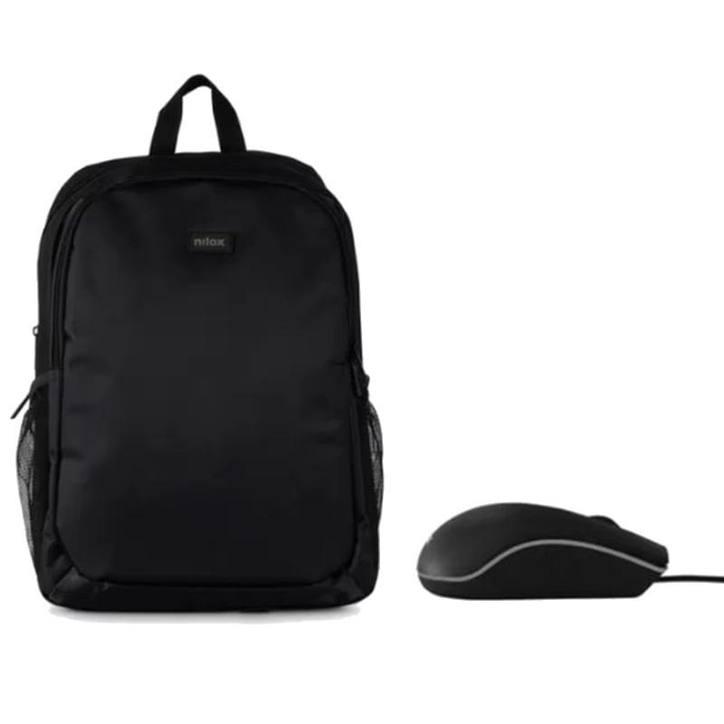 NILOX Mochila 15.6 Basic + ratón usb 1000dpi