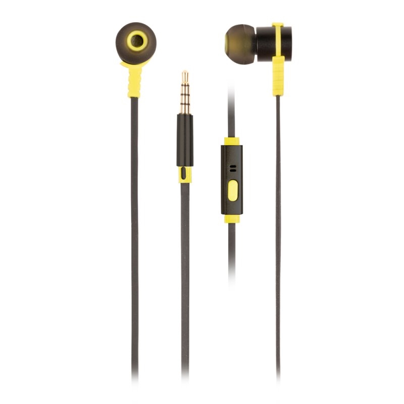 NGS Auriculares metálicos cplano 1.2m Negro