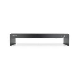 Tooq Soporte elevador monitor/portátil 3xUSB negro
