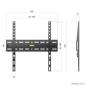 iggual SPTV11-L Soporte TV pared Fijo 21"-75" 45kg