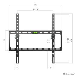 iggual SPTV15-L Soporte TV pared Incl 21"-75" 45kg