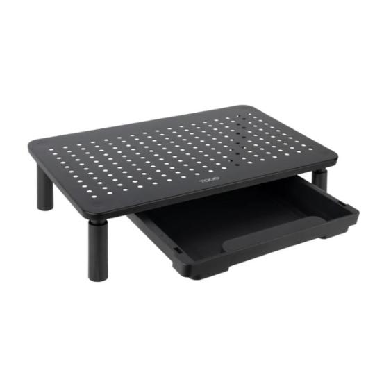 Tooq TQMR087 Soporte elevador monitores con cajón