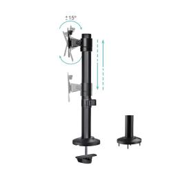 Tooq DB1131TN-B Soporte mesa 17-32" Negro