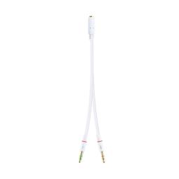 Nanocable Cable Audio Jack 3.5/H 2xJack 3.5/M 20cm