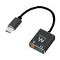 Ewent Cable adaptador de audio USB tipo C/ Jack
