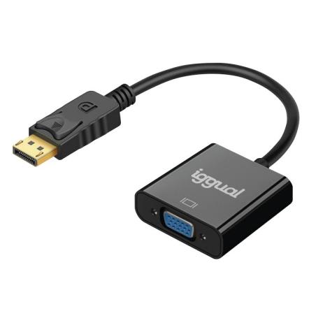 iggual Adaptador DisplayPort (M) a VGA (H)