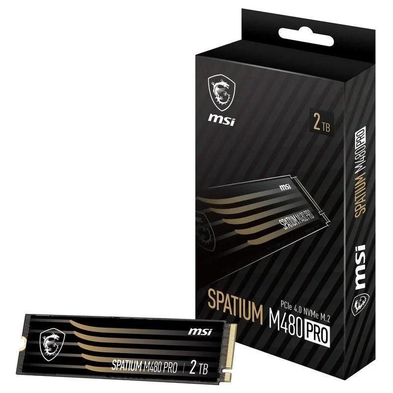 MSI SSD M480 PRO 2tb PCIe 4.0 NVMe 7400 Mb-s