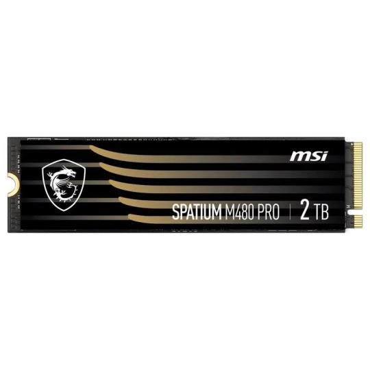 MSI SSD M480 PRO 2tb PCIe 4.0 NVMe 7400 Mb-s