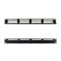 Nanocable Panel Parcheo 24P CAT.6A UTP 19"1U Dual