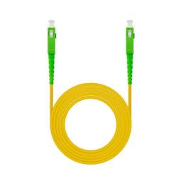 Nanocable Cable fibra SC/APC LSZH Amarillo 1m