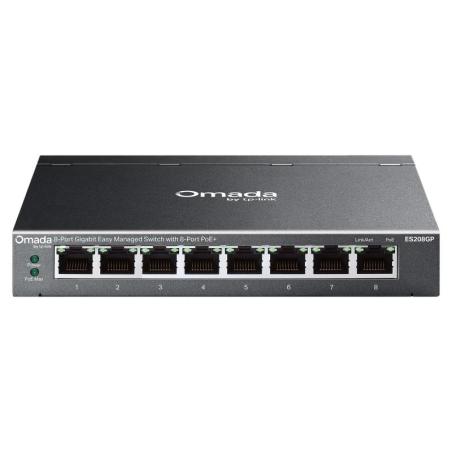 TP-Link ES208GP Switch 8xGbE PoE+ Acero Desktop