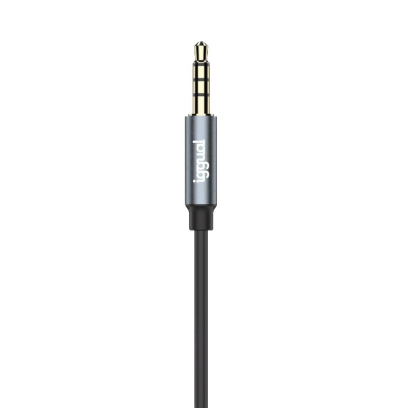 iggual Auriculares con micro intrauditivos Jack3,5