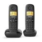 Gigaset Basic 100 Inalámbrico DECT Negro Duo