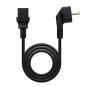 Nanocable Cable alim. CPU, CEE7/M-C13/H, negro, 5m