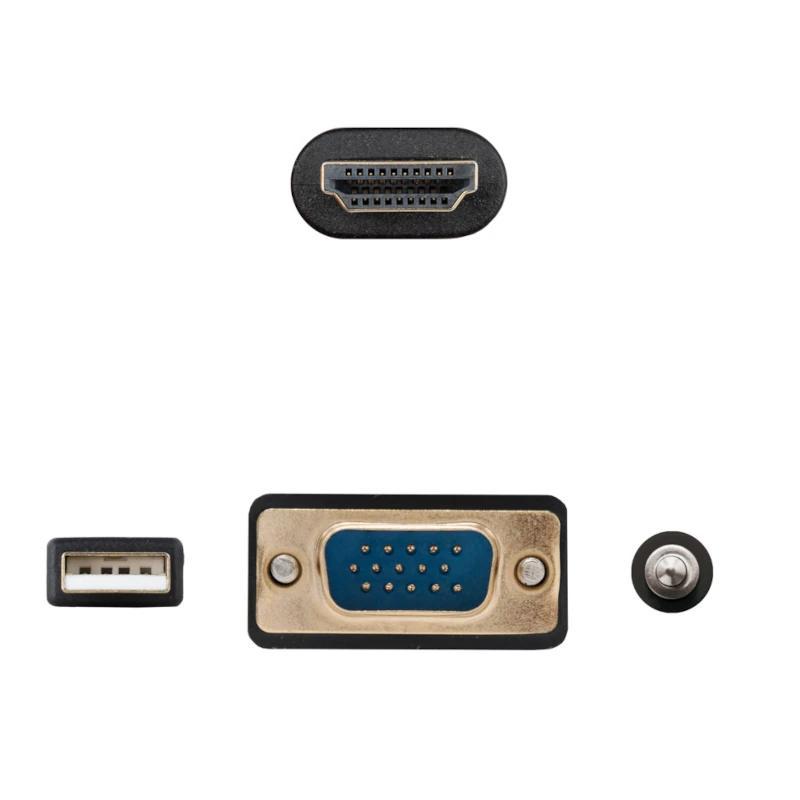 Nanocable Conversor VGA+Audio a HDMI M-M 1,8 m