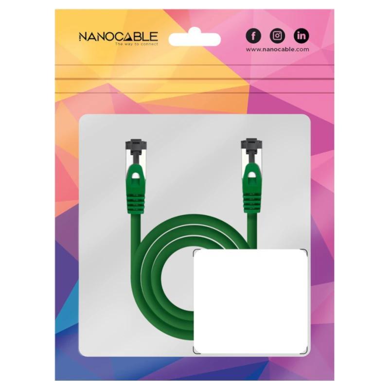 Nanocable Cable red Cat. 8.1 2GHZ SSTP Verde 2m