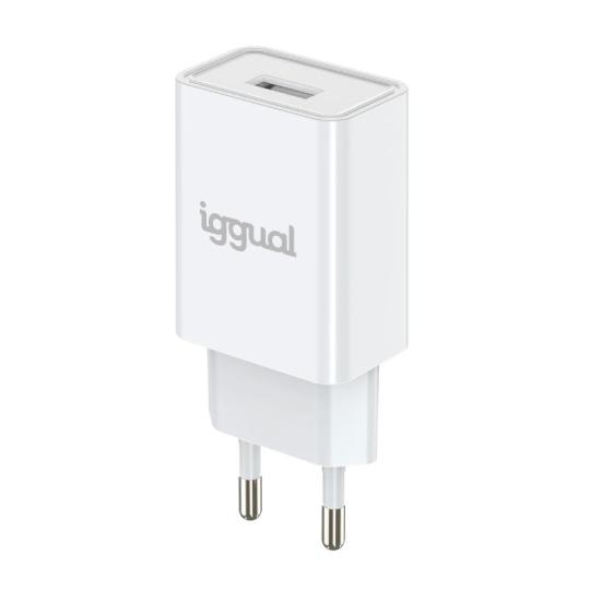 iggual Cargador de pared 1xUSB-A 5V/2A (10W)