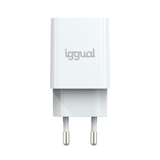 iggual Cargador de pared 1xUSB-A 5V/2.4A (12W)
