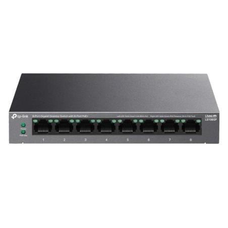 TP-Link LS108GP Switch 8xGb PoE+ 62W Desktop
