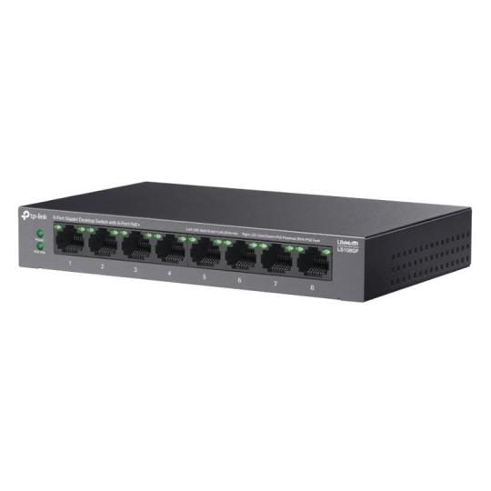 TP-Link LS108GP Switch 8xGb PoE+ 62W Desktop