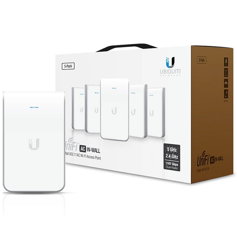 Ubiquiti UniFi AC In-Wall UAP-AC-IW Dual Band Pack