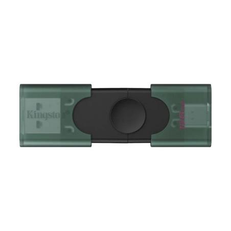 Kingston DataTraveler 128GB USB 3.2 Gen1 Duo Negro