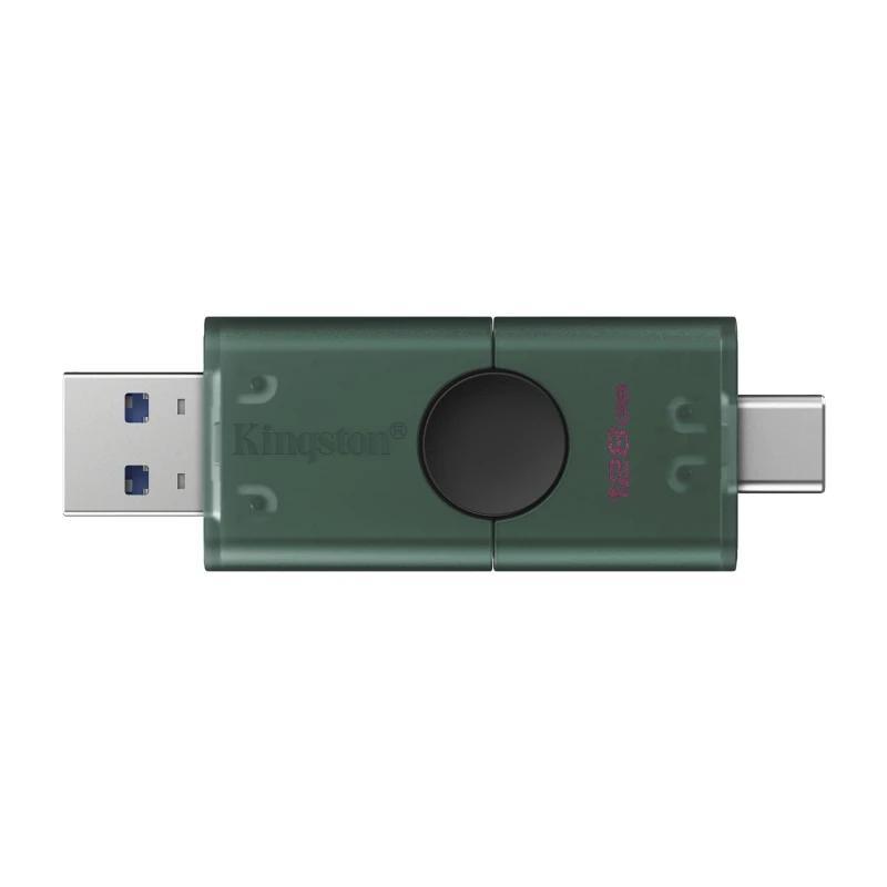 Kingston DataTraveler 128GB USB 3.2 Gen1 Duo Negro