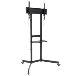 Tooq Soporte Suelo Ruedas "KEFRÉN" 37-70", Negro