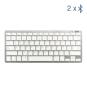 iggual Teclado Bluetooth Slim TKL-BT plata 2 canal
