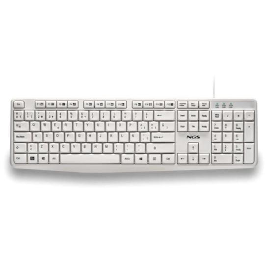 NGS Teclado USB-A 12 Teclas Multi Cable 1.5M
