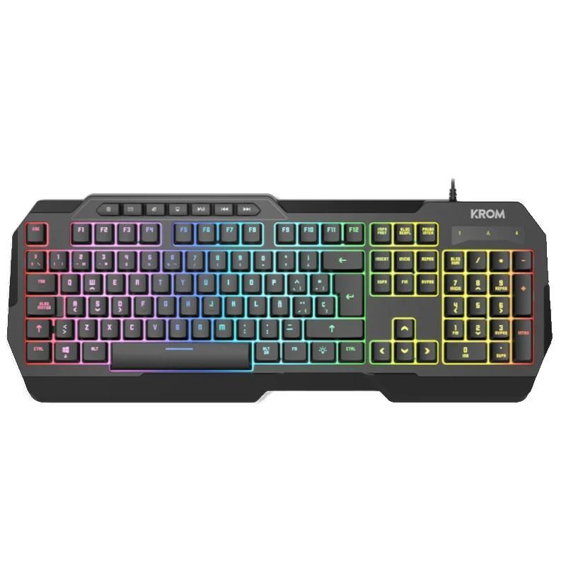 KROM KENTA PC Combo Gaming 4 en 1 RGB Negro