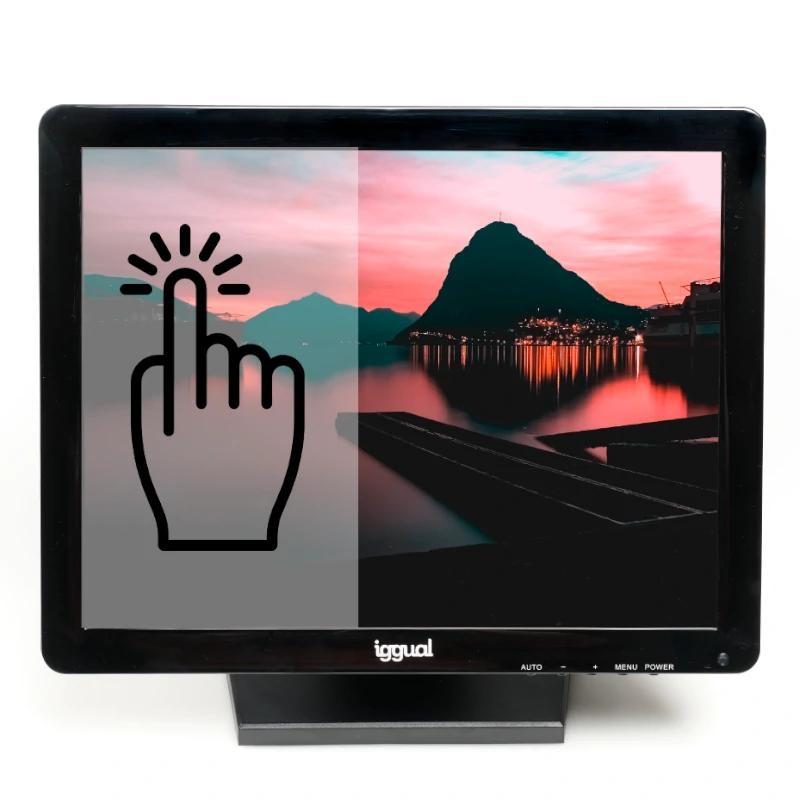 iggual Monitor táctil resistivo 15" USB VGA HDMI