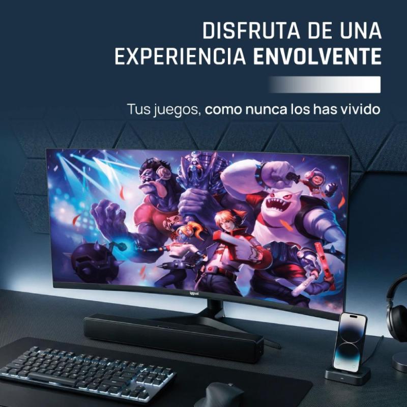 iggual Monitor 34" UWQHD 1ms 2DP 2HDMI MM AA Curvo