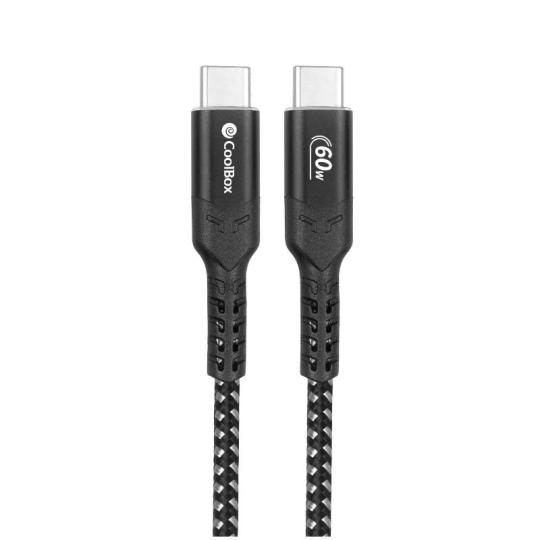 Coolbox     Cable    USB-C>USB-C   60W    Carga