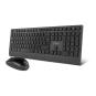 NOX LITE DUO Teclado+Ratón Inalámbrico Negro