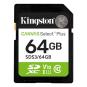 Kingston SD Canvas Select Plus Gen3 64GB 100 MB-s