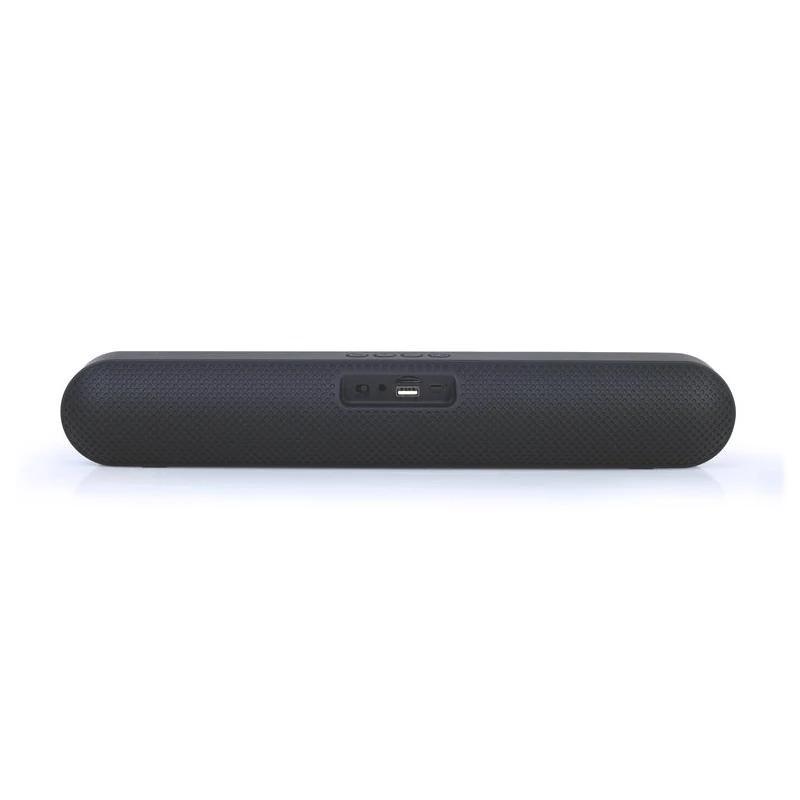 GEMBIRD Barra sonido Bluetooth luz led negra