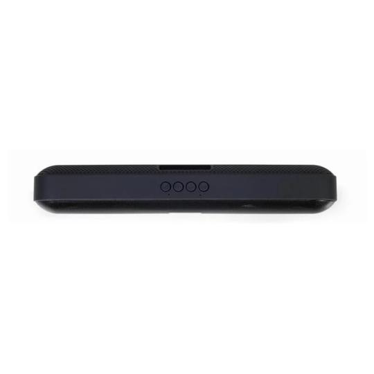 GEMBIRD Barra sonido Bluetooth luz led negra