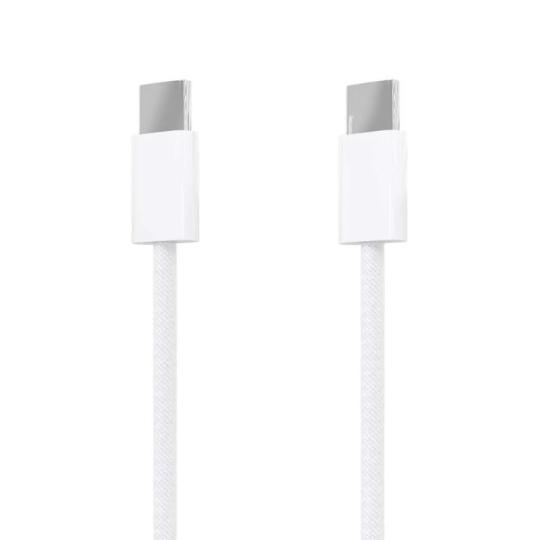 Aisens Cable USB2.0 3A 60W Apple C/M-C/M 1.0M