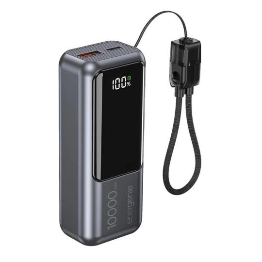 Gembird  Powerbank con LCD 10000 mAh Gris