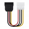 Nanocable Cable SATA, Molex M-SATA/H, 16cm